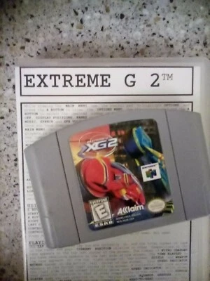 Extreme G Racing 2 - Auténtico Juego Nintendo N64 - Aclamación - *Usado* Foto 1 de 4