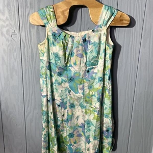 Dress Barn Fit & Flare Floral Dress Size 16 Pastel Colors Sleeveless - Picture 1 of 8