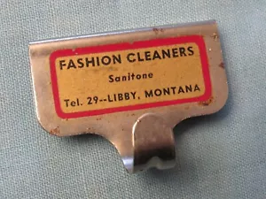 Vintage Novelty Clothes Hanging Clip for old car truck window Libby, Montana MT - Picture 1 of 4