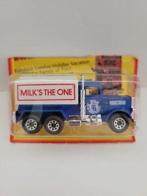 1981 Matchbox MB56 Peterbilt Tanker MILK's THE ONE Dairy Truck 1:80 England #56 - Image 1 of 4