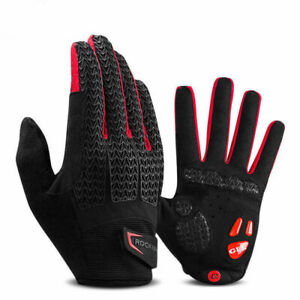 ROCKBROS  Cycling Gloves Touch Screen Bike Gloves Thermal Warm Full Finger Glove