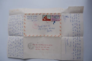 SOBRE RARO CARTA DE AMOR ARVN REPÚBLICA DE VIETNAM SUR EJÉRCITO EJÉRCITO KBC 4733 GUERRA DE VIETNAM - Imagen 1 de 4