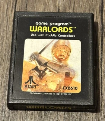 Warlords Atari 2600 7800 Game Cartridge 1981 Nice Label!! Cleaned & Tested!! - Image 1 of 4