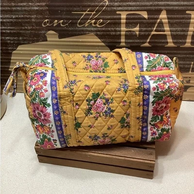 Vera Bradley Vintage/Retired in Elizabeth Style Mini Duffle Floral Shoulder Bag - Image 1 of 4