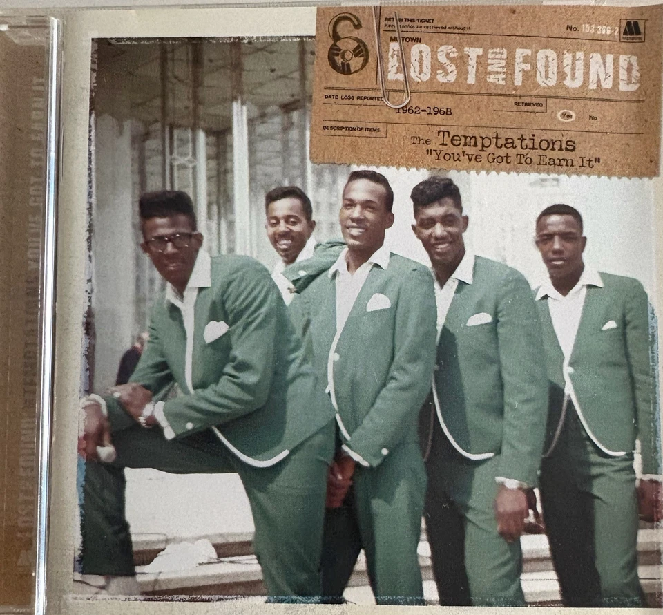 THE TEMPTATIONS - You've Got To Earn It CD 1999 Motown Exc Cond! - Image 1 of 2