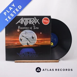 Anthrax Persistence Of Time A-1 B-1 Dmm Townhouse LP Album Vinyl Record - EX/VG+ - Imagen 1 de 9