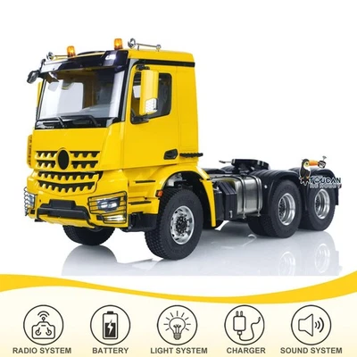 1/14 6x6 RC Tractor Truck Vehicle Model with 16S Transmitter Sound Lights System - Image 1 of 4
