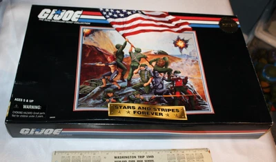 SEALED 1997 GI Joe Stars and Stripes Forever 8 Figure Set 15th Anniversary 90s - Image 1 of 4