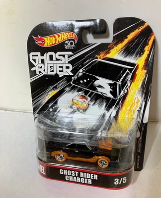 Hot Wheels Premium Ghost Rider Charger Retro Entertainment  3/5 Real Riders 2018 - Image 1 of 4