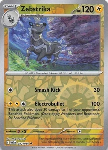 Zebstrika SV: White Flare 032/086- NM - Reverse Holo - Picture 1 of 2