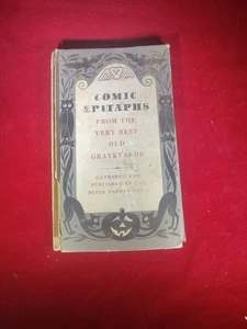 Comic Epitaphs from the Very Best Old Graveyards Book 1957 Illustrated Hardcover - Foto 1 di 4