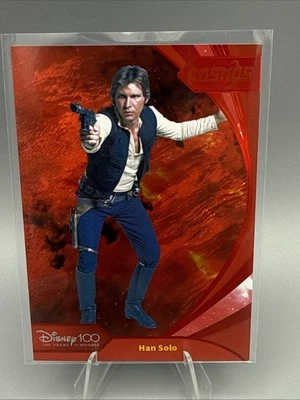 Han Solo Star Wars Kakawow COSMOS DISNEY 100 All Stars Red 15/75 Limited - Image 1 of 2