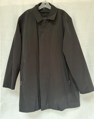 Calvin Klein men’s black coat/jacket.Zip/snap-buttons,removable lining.Size XXL. - Image 1 of 4