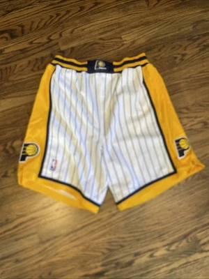 Pantalones Cortos de Baloncesto NBA Indiana Pacers Blanco Reebok Talla 36 Totalmente Nuevos Foto 1 de 4