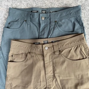 Pantalones Cortos PrAna Brion Para Hombres 30 9 pulgadas Entrepierna Azul Marrón Ajuste Estándar Lote De 2 - Imagen 1 de 11