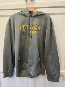 Ithaca under armor gray small Hoodie sweatshirt spirit gear - Picture 1 of 4