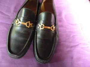 Mocassini uomo Bruno Magli taglia 12 con ornamento in ottone - Foto 1 di 10