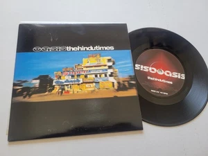 OASIS - The Hindu Times / Just Getting Older UK 7" Liam Noel Gallagher 2002 - Imagen 1 de 2