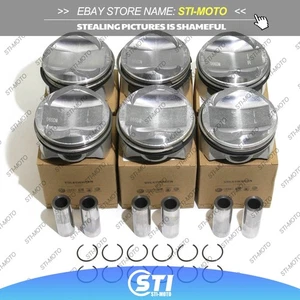6x OE Engine Pistons & Rings Set Φ84.51mm For AUDI S4 S5 A6 A8 A7 Q7 Q5 3.0 TFSI - Picture 1 of 6