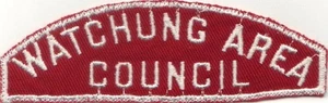 BOY SCOUT RWS WATCHUNG AREA / COUNCIL RED & WHITE FULL STRIP - Bild 1 von 1