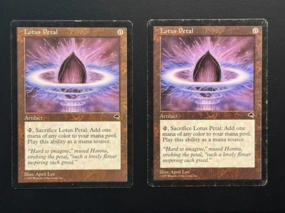 MTG - Lotus Petal - Tempest - Multiple Available - MP (Magic: The Gathering) - Image 1 of 2