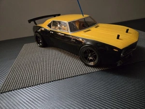 Traxxas Nitro 4Tec 3.3 Roller 1968 Chevy Camaro Yellow & Black Freshly Restored. - Picture 1 of 23
