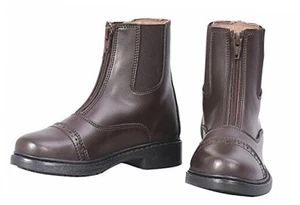 Children's Starter Front Zip Paddock Boots | Kids Equestrian Horse Riding - Picture 1 of 7