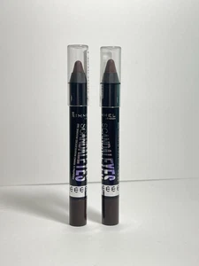 Lot of 2 Rimmel Scandaleyes Shadow Stick #014 BOOTLEG BROWN Eyeshadow .11 oz - Picture 1 of 4