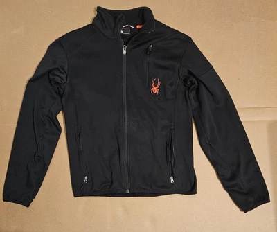Mens Spyder Softshell Jacket Black Size Small - Image 1 of 4