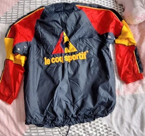 Le Coq Sportif Windbreaker Jacket Label Says Xly - Picture 1 of 6