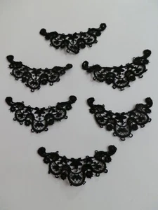 Beautiful Vintage Guipure Lace Flower Applique Motifs - Picture 1 of 2
