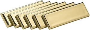 Kohler K-14203-PD-0 Laureate Decorative Strip Tile, Polished Gold, White NEW - Picture 1 of 4