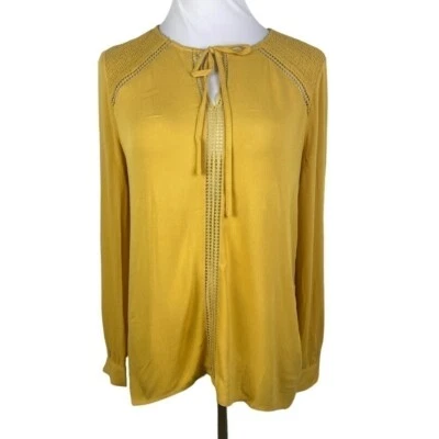 Blusa Campesina Jack by BB Dakota Corbata Cuello en V Para Mujer XS Caramelo Ligero NUEVA Foto 1 de 4