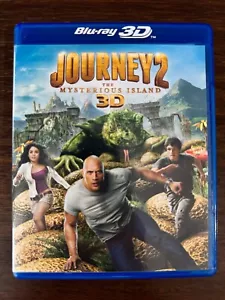 JOURNEY 2 THE MYSTERIOUS ISLAND (3D BLU-RAY / DVD) 2012!!! RARE!!! THE ROCK - Picture 1 of 4
