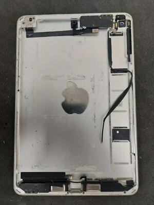 Apple iPad Mini 4 7.9” A1538 WiFi Only Silver Rear Housing #62 - Image 1 of 4