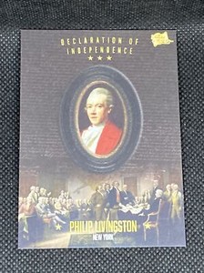 Philip Livingston 2017 The Bar Pieces of the Past Declaration of Independence 75