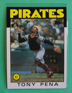 1986 Topps Baseball TONY PENA #260 (NM) vintage card, Pitts. Pirates catcher. 🦜 - Picture 1 of 5
