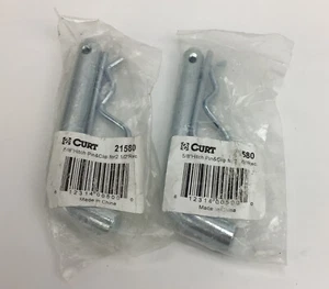 QTY 2 CURT 21580 5/8  HITCH PIN & CLIP FREE SHIPPING - Picture 1 of 3