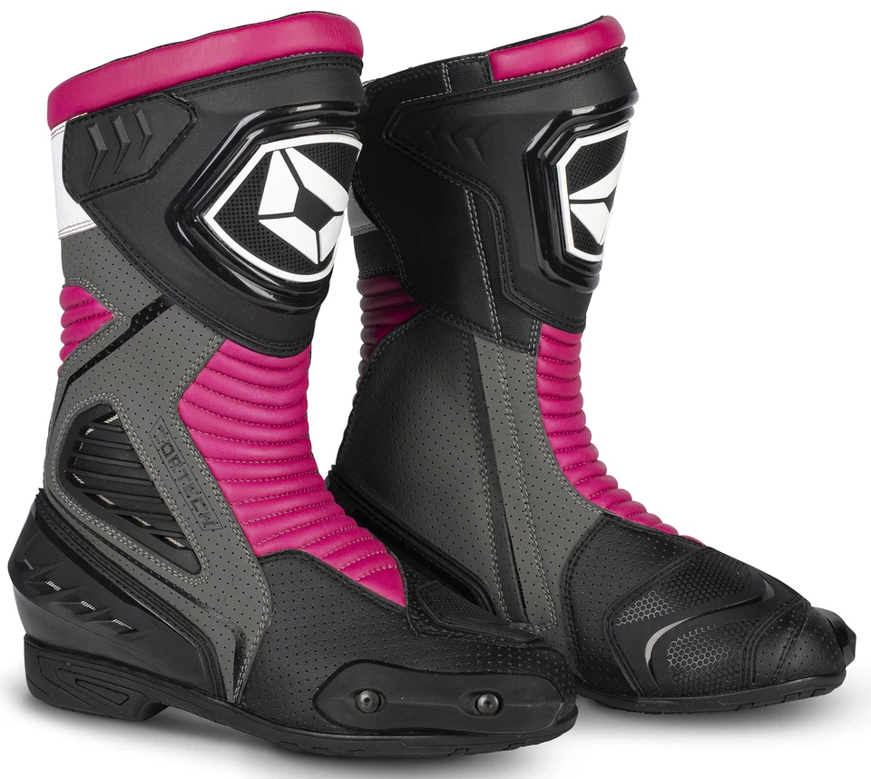 Botas de aire Cortech Apex RR para mujer rubí Foto 1 de 1