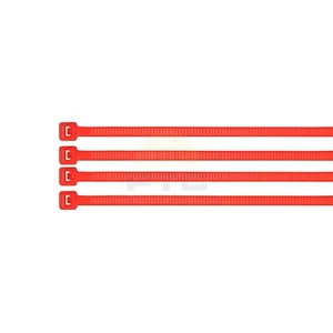 Volteck CIN-4015R Bag with 50 plastic cable ties 40 lb, 150 x 3.5 mm, red - Picture 1 of 5