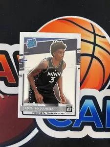 2020-21 Panini Donruss Optic Jaden McDaniels RC #178 Rated Rookie Base Card - Picture 1 of 2
