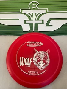 FLY GREEN DISC GOLF INNOVA DX WOLF UNDERSTABLE MIDRANGE DRIVER 180g PINK+SILVER - Picture 1 of 1