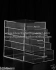 DS-Acrylic Lucite Cube Makeup Organizer The Kardashians Display 5 pull out dr