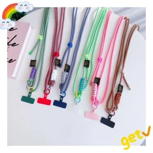 Keychain Braided Phone Lanyard Phone Anti-lost Straps  Phone Accessories - Photo 1 sur 13