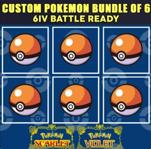 BUILD YOUR OWN CUSTOM TEAM! | Pokémon Scarlet & Violet | Fast Trade! - Picture 1 of 1
