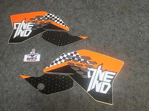 Kit de gráficos One Industries Checkers KTM SX65 2009-2015 1G63 - Imagen 1 de 1