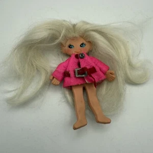 Vintage 1969 Ideal Flatsy Doll Blonde Hair 4.5" - Picture 1 of 4