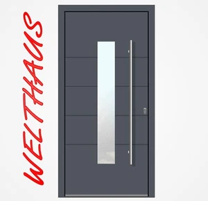  Haustür WeltHaus WH75 Tür Aluminium mit Kunststoff GF040 Leverkusen Tür AKTION - Bild 1 von 15