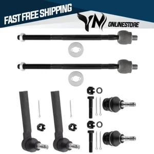 For 1993 -1997 Subaru Legacy New 6pcs Front Ball Joints + Tie Rods EV257 - Bild 1 von 8