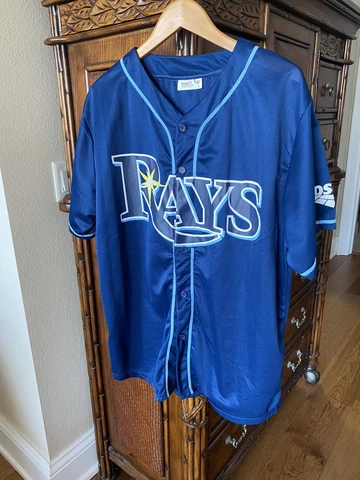 Tampa Bay Rays  Button Down Jersey  Size XL Cover
